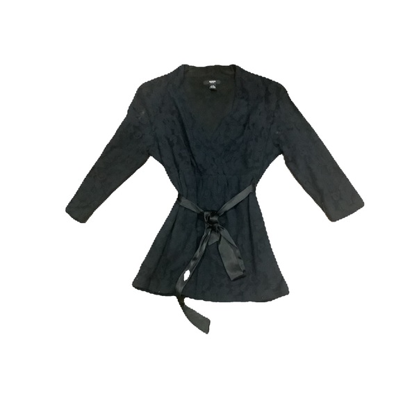 Alfani Womens mini black lace shirt🤩 - Picture 5 of 10